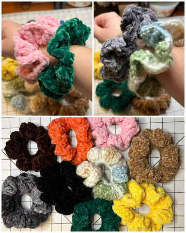 Various Scrunchies Various Scrunchies
