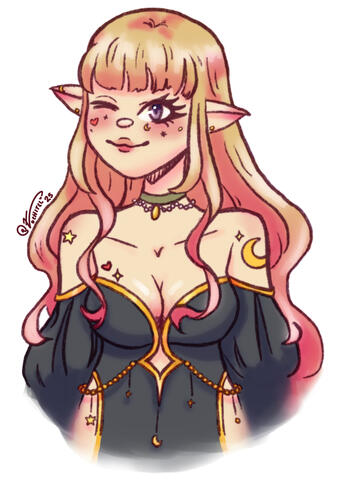 Vtuber Portrait - Celestial Goddess 2025