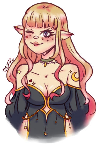 Vtuber Portrait - Celestial Goddess 2025